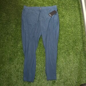 Primo Golf Jogger Slate Blue Mens 38 Regular Tapered Performance Pants NEW